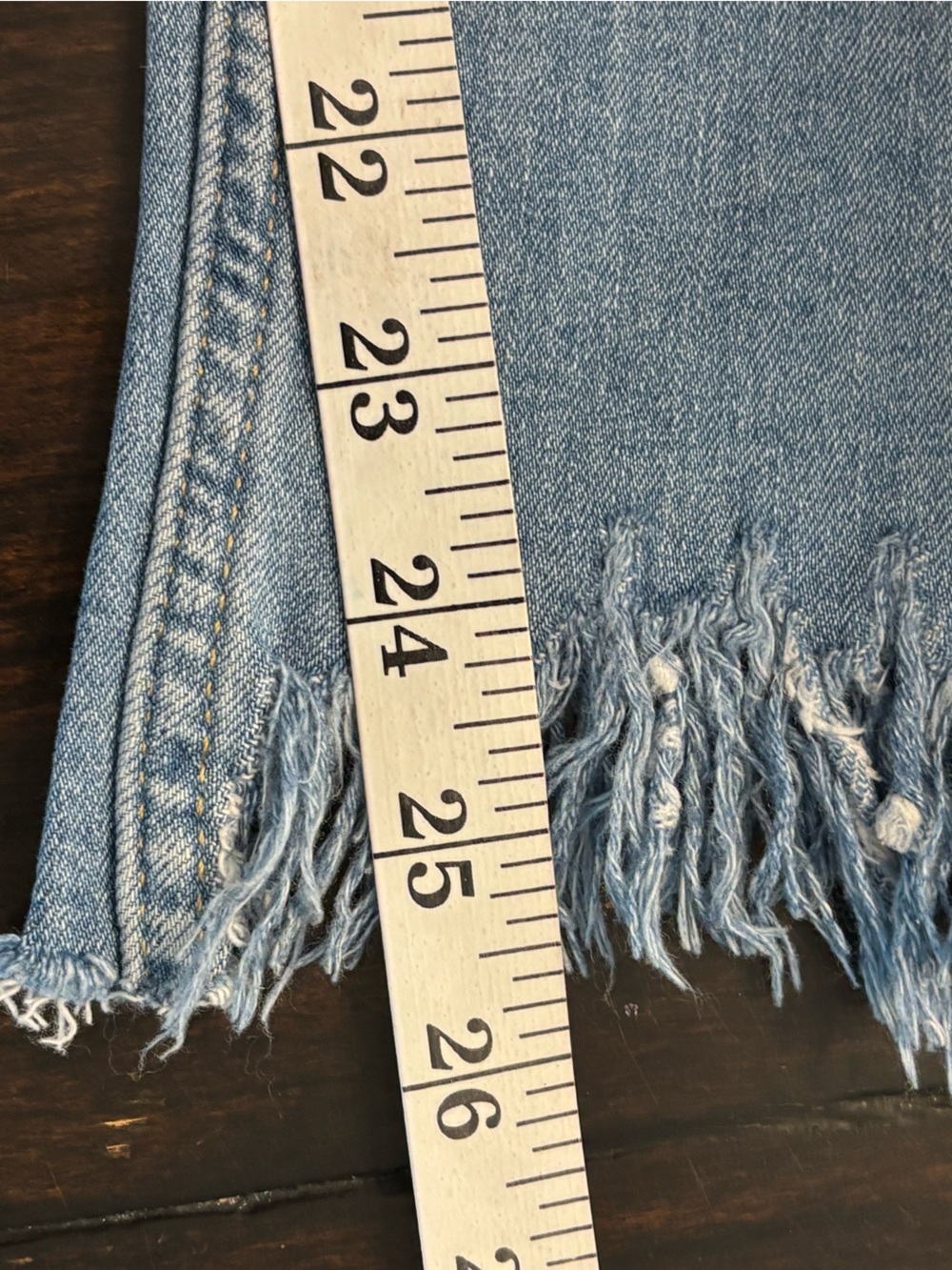 Zara Basics Light Blue Denim Jeans with metallic silver paint size 6 - Picture 10 of 10